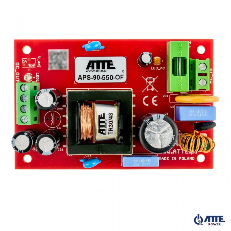 Zasilacz sieciowy ATTE SMPS APS-90-550-OF