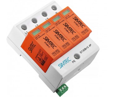 SIMTEC ST30 85201010 - Ogranicznik przepięć T1+T2 4P 30kA 275V