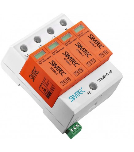 SIMTEC ST30 85201010 - Ogranicznik przepięć T1+T2 4P 30kA 275V