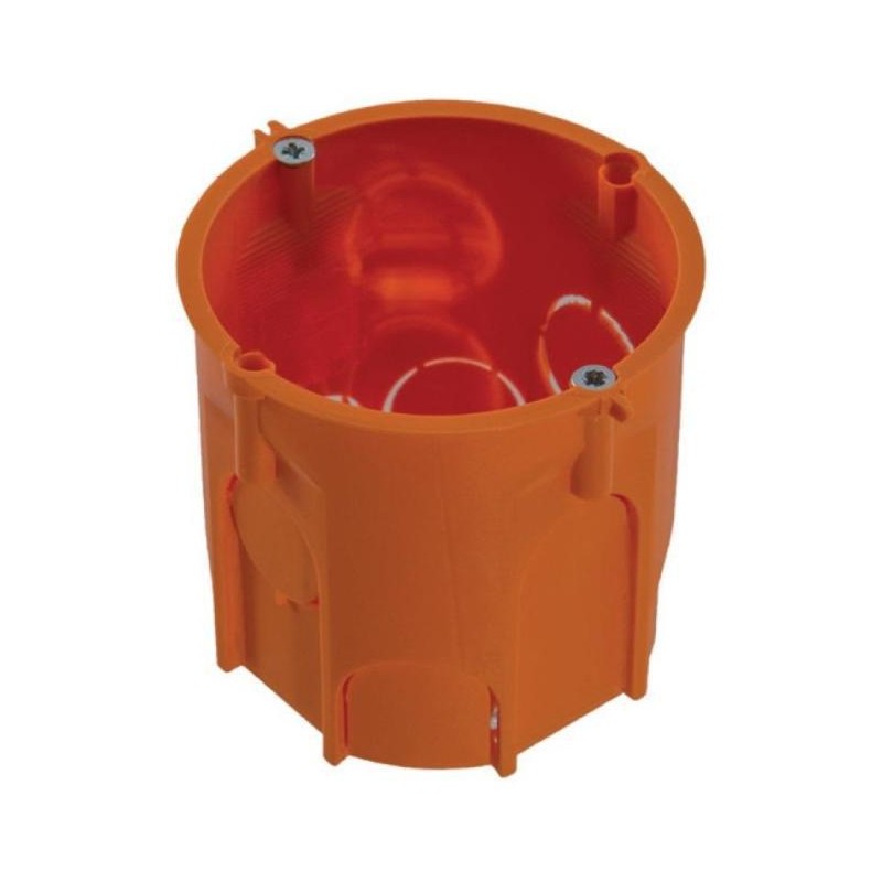 Puszka PK60 Lux głęboka z wkrętami pomarańczowa Pawbol A.0001LDP