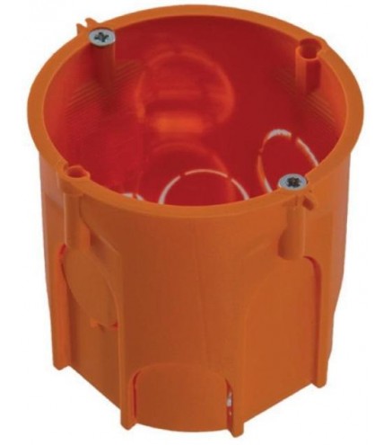 Puszka PK60 Lux głęboka z wkrętami pomarańczowa Pawbol A.0001LDP