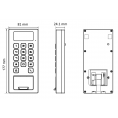 TERMINAL KONTROLI DOSTĘPU HIKVISION DS-K1T502DBWX-C