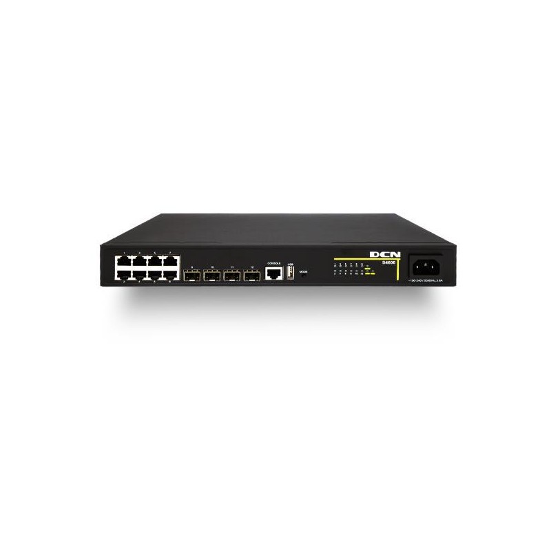SWITCH DCN S4600-12X-P-SI L2 8xPoE+/4xSFP+ (125W)