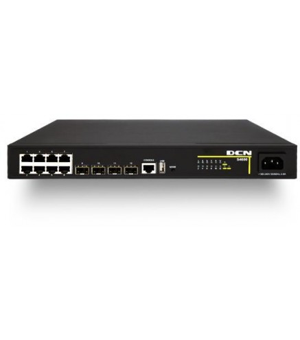 SWITCH DCN S4600-12X-P-SI L2 8xPoE+/4xSFP+ (125W)