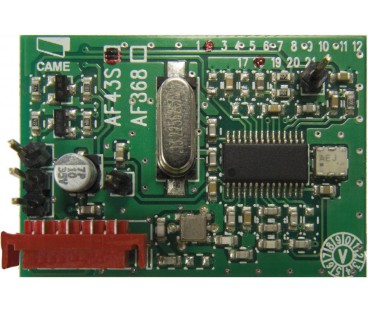 CAME AF43S - karta częstotliwości 433.92 MHz (TOP, ATOMO)