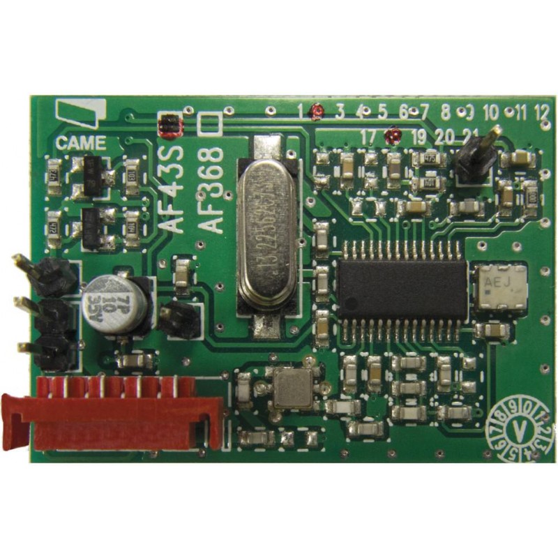 CAME AF43S - karta częstotliwości 433.92 MHz (TOP, ATOMO)