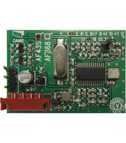 CAME AF43S - karta częstotliwości 433.92 MHz (TOP, ATOMO)