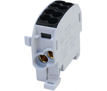 Blok rozdzielczy odgałęźny SCB 25 Al/Cu 80110 SIMBLOCK, czarny 81501007