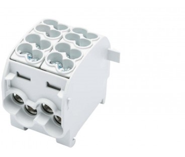 Blok rozdzielczy - odgałęźny SCB 25-2 Al/Cu 80120 SIMBLOCK szary 81505002