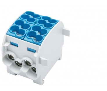 Blok rozdzielczy - odgałęźny SCB 25-2 Al/Cu 80120 SIMBLOCK niebieski 81505003