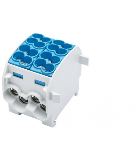 Blok rozdzielczy - odgałęźny SCB 25-2 Al/Cu 80120 SIMBLOCK niebieski 81505003