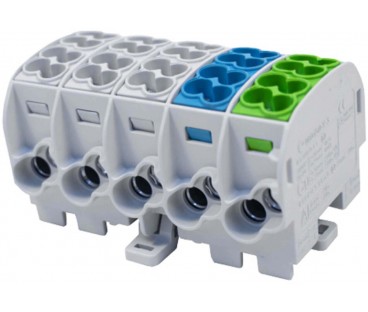 Blok rozdzielczy - odgałęźny Al/Cu 80150 SIMBLOCK sza/nie/zie SCB 25-5X 81500020