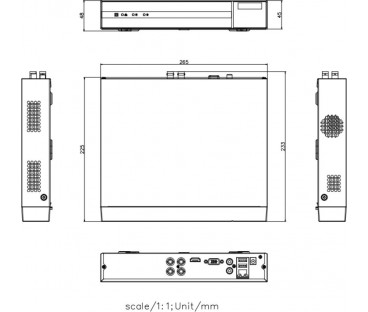Rejestrator 5w1 Hilook 4 kanałowy 5MP DVR-204Q-M1 (E)