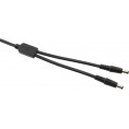 Splitter DC ESPE 1x2 gniazdo DC 2,1/5,5 / 2 x wtyk prosty DC 2,1/5,5