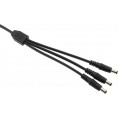 Splitter DC ESPE 1x3 gniazdo DC 2,1/5,5 / 3 x wtyk prosty DC 2,1/5,5