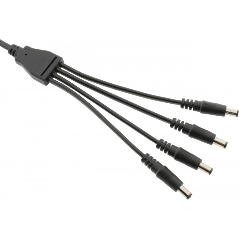 Splitter DC ESPE 1x4 gniazdo DC 2,1/5,5 / 4 x wtyk prosty DC 2,1/5,5 Splitter DC ESPE 1x4 gniazdo DC 2,1/5,5 / 4 x wtyk prosty DC 2,1/5,5
