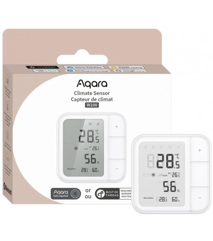 Aqara Climate Sensor W100 | Czujnik klimatu | Thread/Zigbee