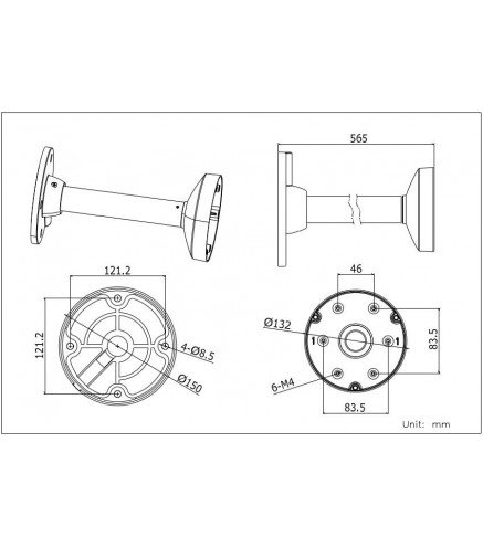 UCHWYT HIKVISION DS-1271ZJ-130-TRL