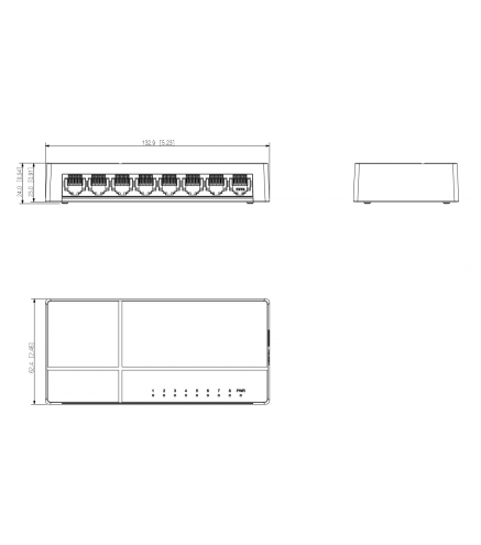 SWITCH DAHUA PFS3008-8GT-L-V2