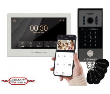 Wideodomofon REVIZOOM RM-T273HD WHITE/RC-212HD-CK1