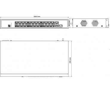 SWITCH HIKVISION DS-3E0326P-E/M
