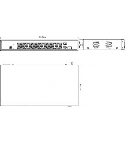 SWITCH HIKVISION DS-3E0326P-E/M