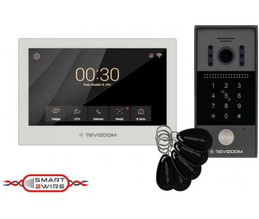 Wideodomofon REVIZOOM RM-T273HD WHITE/RC-212HD-CK1