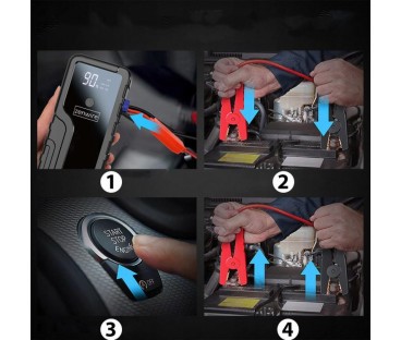 Booster Jump Starter 6400 mAh Powerbank Samochodowy Zenwire CY16