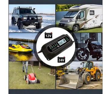 Prostownik Ładowarka Akumulatorów Samochodowy z Funkcją Naprawy 12V 24V 10A Zenwire JMD-10