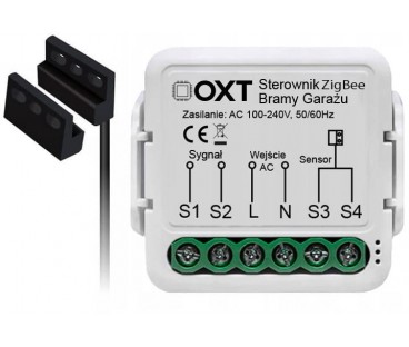 Moduł OXT z sensorem do silnika bramy garażu ZigBee TUYA