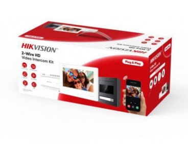 Zestaw wideodomofonowy Hikvision DS-KIS704EY/Aluminum