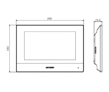 Zestaw wideodomofonowy Hikvision DS-KIS603-P(C)