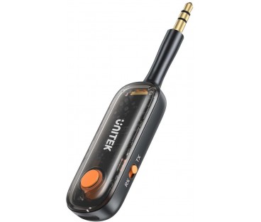UNITEK 2w1 Adapter Bluetooth 5.3 nadajnik/odbiornik audio zasięg 10m czarny