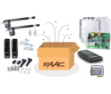 Zestaw Alfa Long FDS - FAAC 414 do 10m bram dwuskrzydłowych