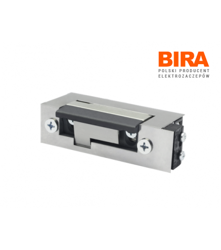 Elektrozaczep BIRA symetryczny ES1-001-KZ 12V AC/DC z kontrolą zamknięcia