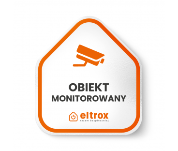 Tabliczka PCV Obiekt Monitorowany Eltrox