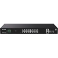 SWITCH POE TENDA TEG2220P-16-250W