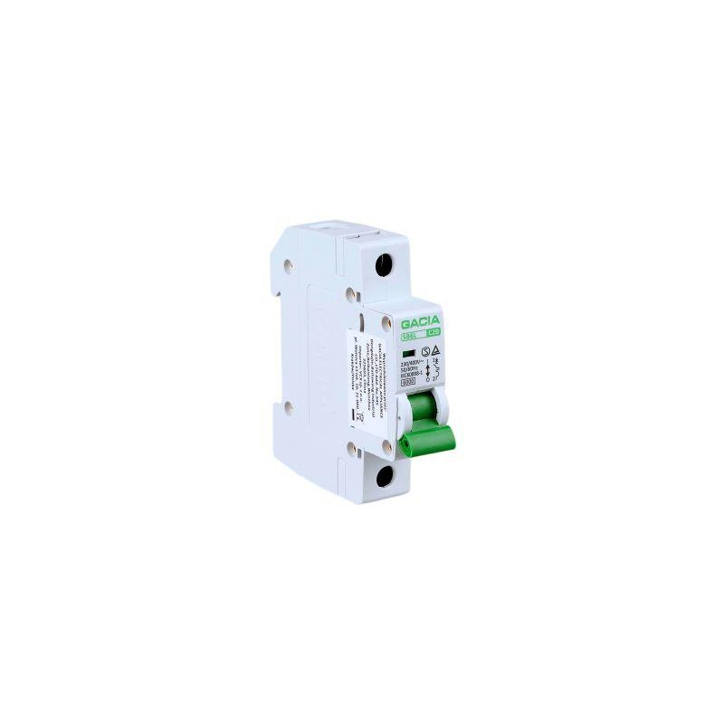 Wyłącznik nadmiarowoprądowy,6kA,C,1-pole,16A GACIA SB6L C 1P 16A