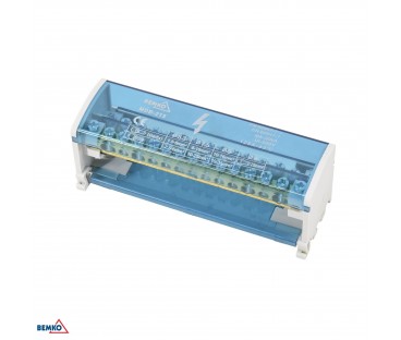Blok rozdzielczy 30 zacisków 2x15 (11x5.3mm + 2x7.5mm + 2x9.1mm)