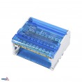 Blok rozdzielczy 44 ZACISKI 4x11 (7x5.3mm + 2x7.5mm + 2x9mm)