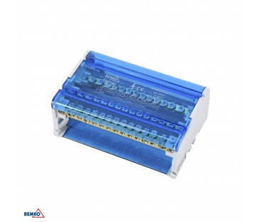 Blok rozdzielczy 60 zacisków 4x15 (11x5.3mm + 2x7.5mm + 2x9.1mm)