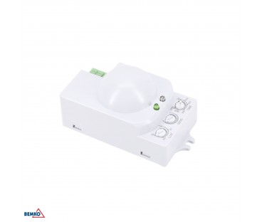 Czujnik Mikrofalowy 1200W 360* IP20 prostokątny biały