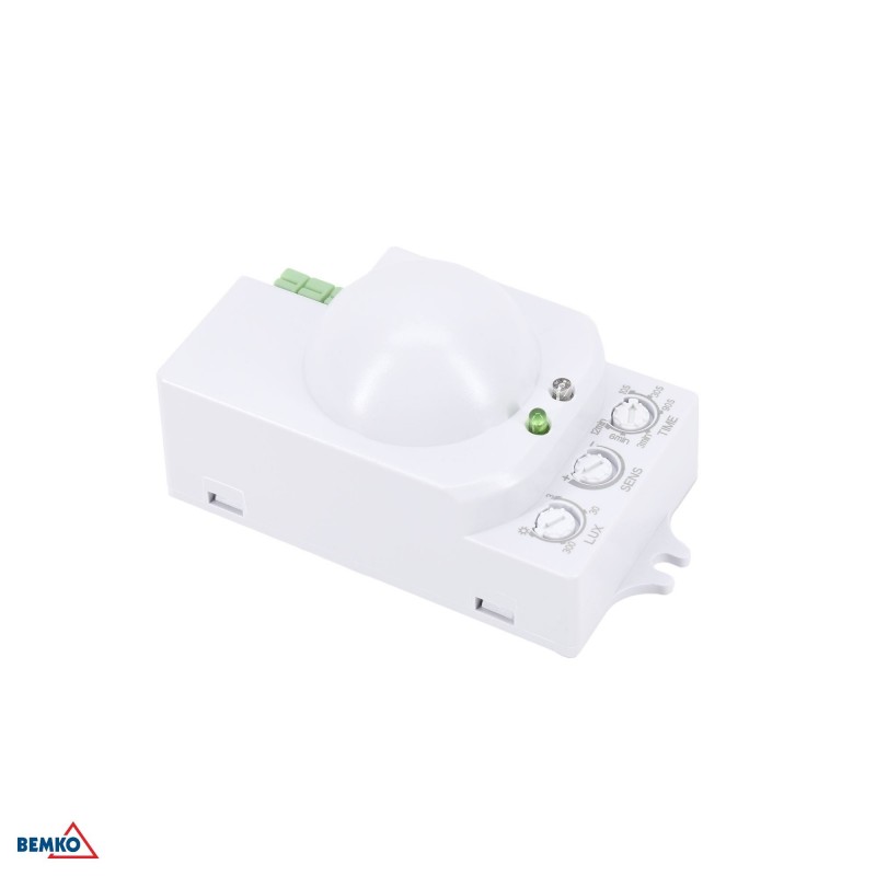 Czujnik Mikrofalowy 1200W 360* IP20 prostokątny biały