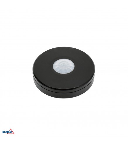 Czujnik ruchu PIR 1000W 360° IP65 czarny