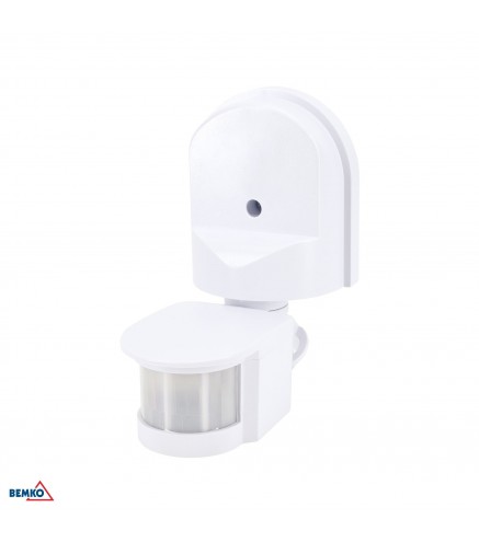 Czujnik ruchu PIR 1200W 180* biały
