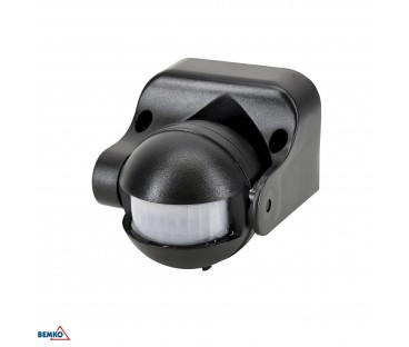 Czujnik ruchu PIR 1200W 180* czarny