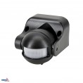 Czujnik ruchu PIR 1200W 180* czarny