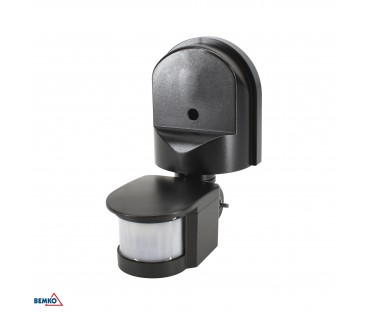 Czujnik ruchu PIR 1200W 180* czarny