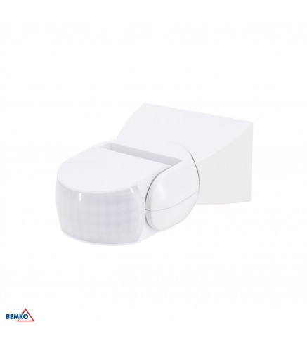 Czujnik ruchu PIR 1200W 180* IP65 biały