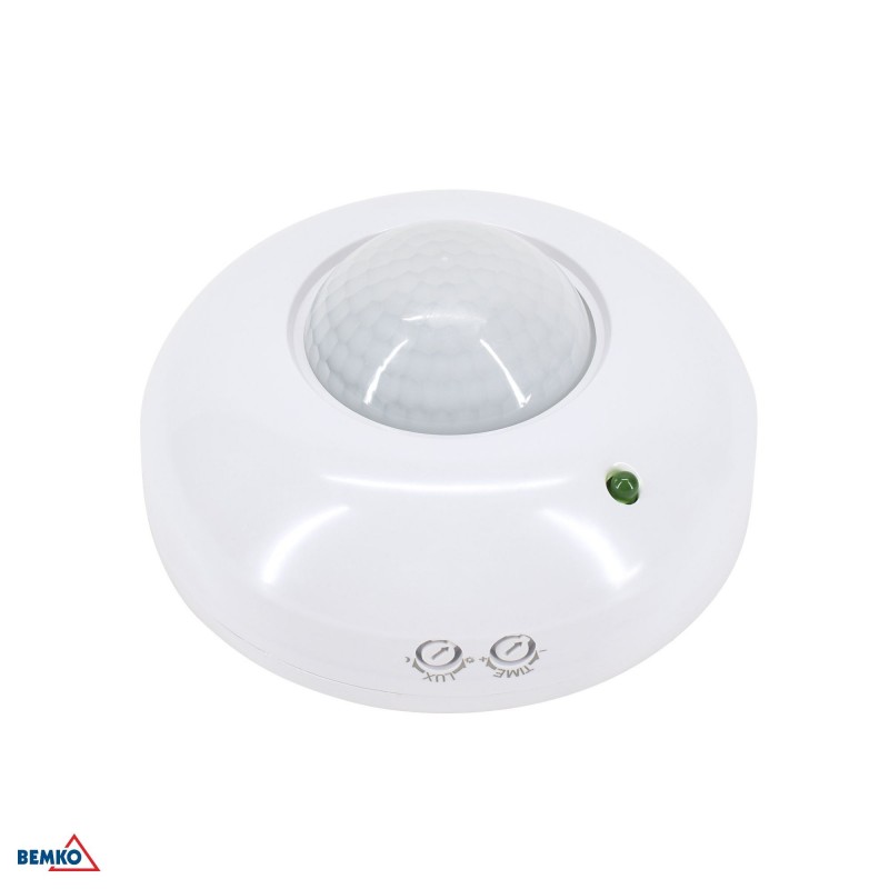 Czujnik ruchu PIR 1200W 360* biały